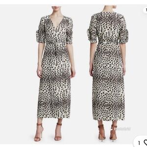 56. Sea New York Printed Midi Length Wrap Maxi Dress